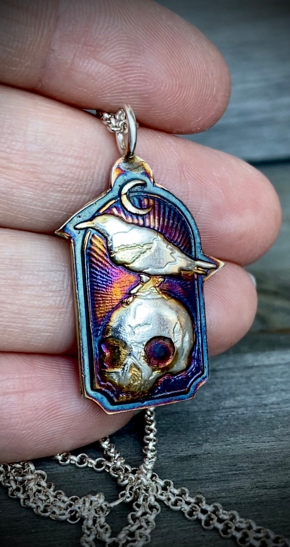 Poe’s Raven Necklace