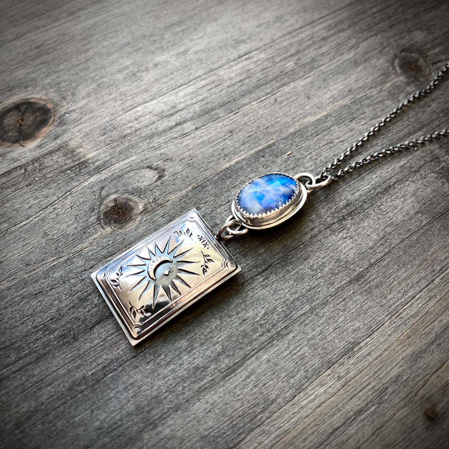The Sun Card Necklace