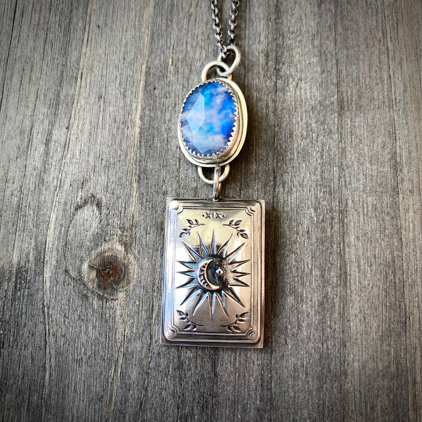 The Sun Card Necklace