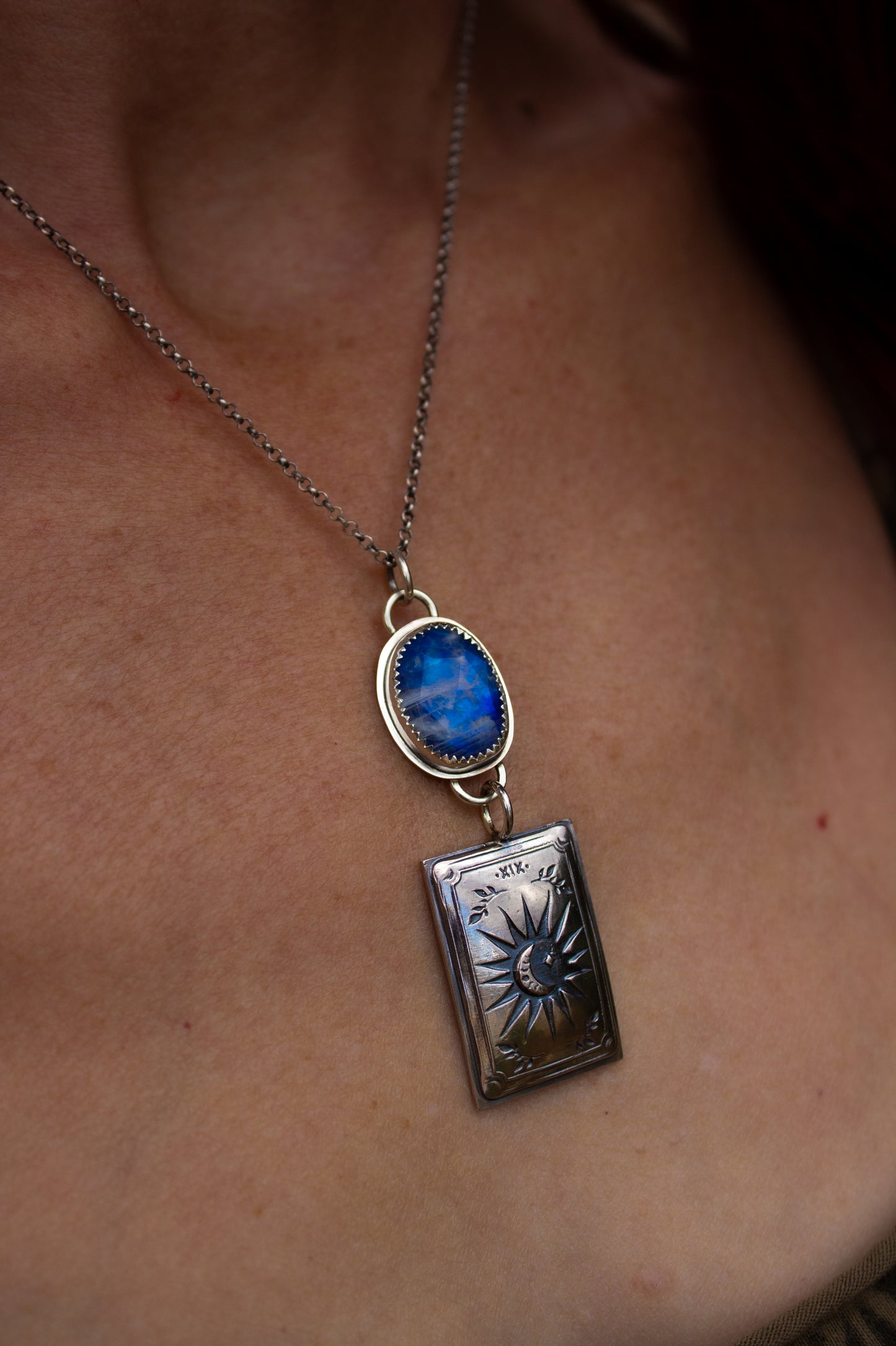The Sun Card Necklace
